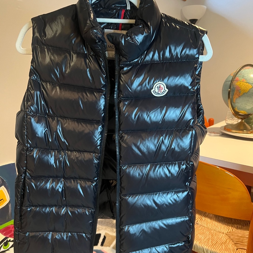 Moncler Black Puffer Vest